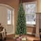 7.5ft Pre-Lit Northern Fir Pencil Artificial Christmas Tree, Clear Lights